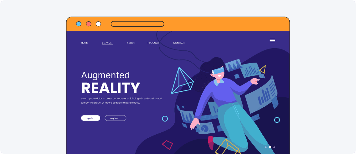 Extended reality website design trend