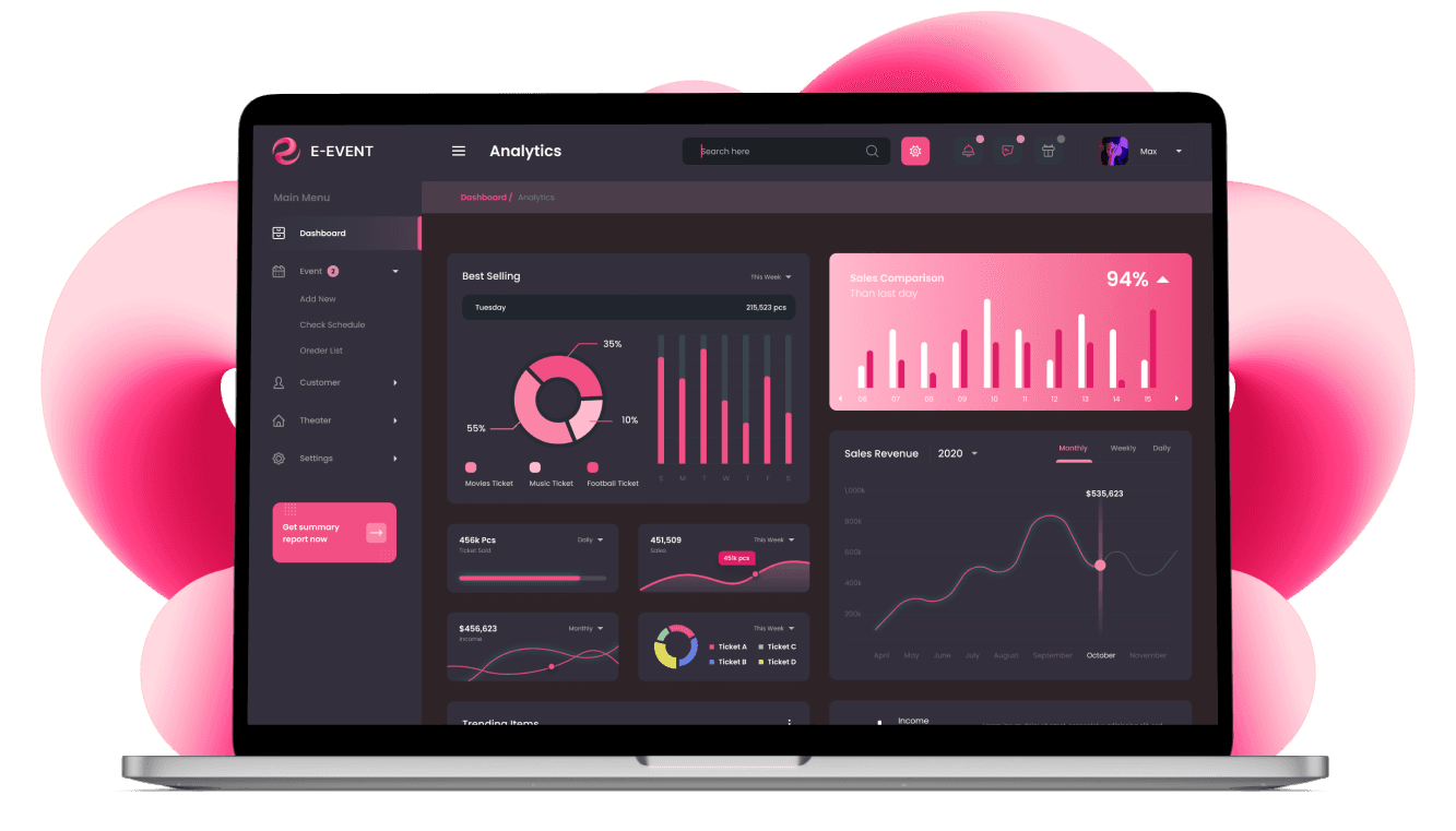 E-Event – CRM Software Portfolio