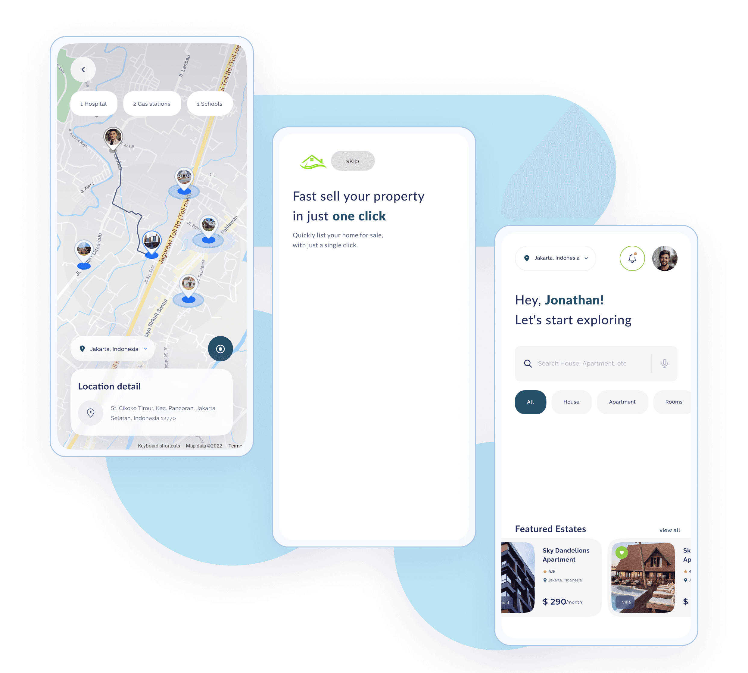 Real estate UX/UI design services