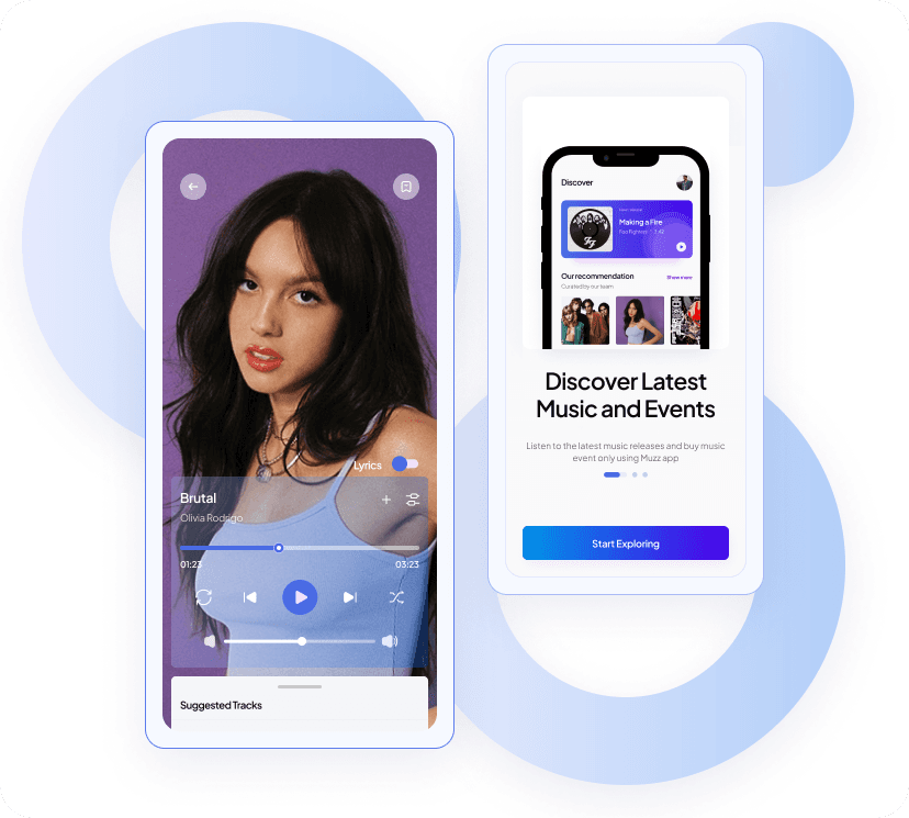 Music ui\ux design