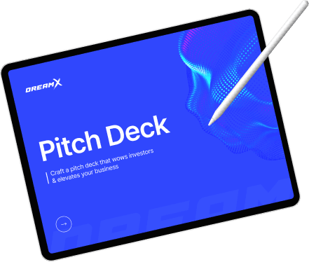 Pitch deck design services by DreamX