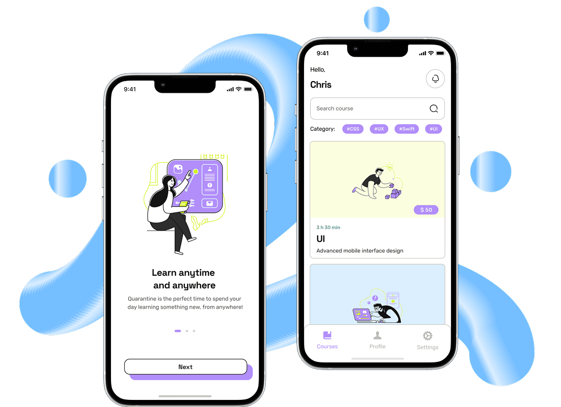 Educational app design