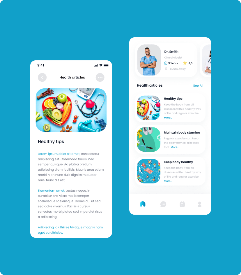 E-Doctor health resources feature