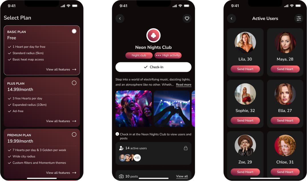 social network app design