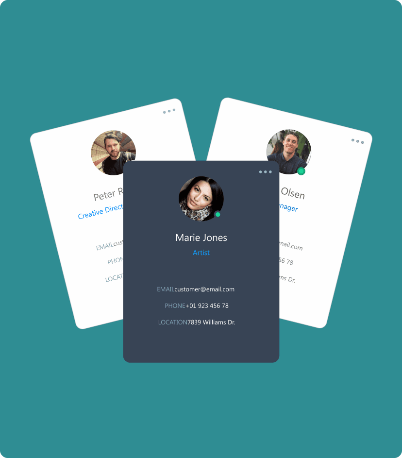 Deely CRM system customer database management feature