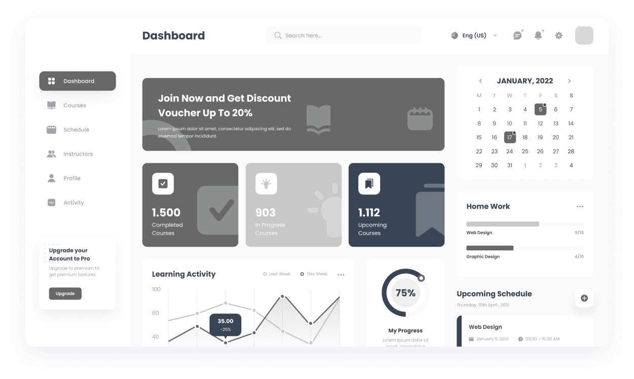 Wireframe of the MySkills CRM dashboard