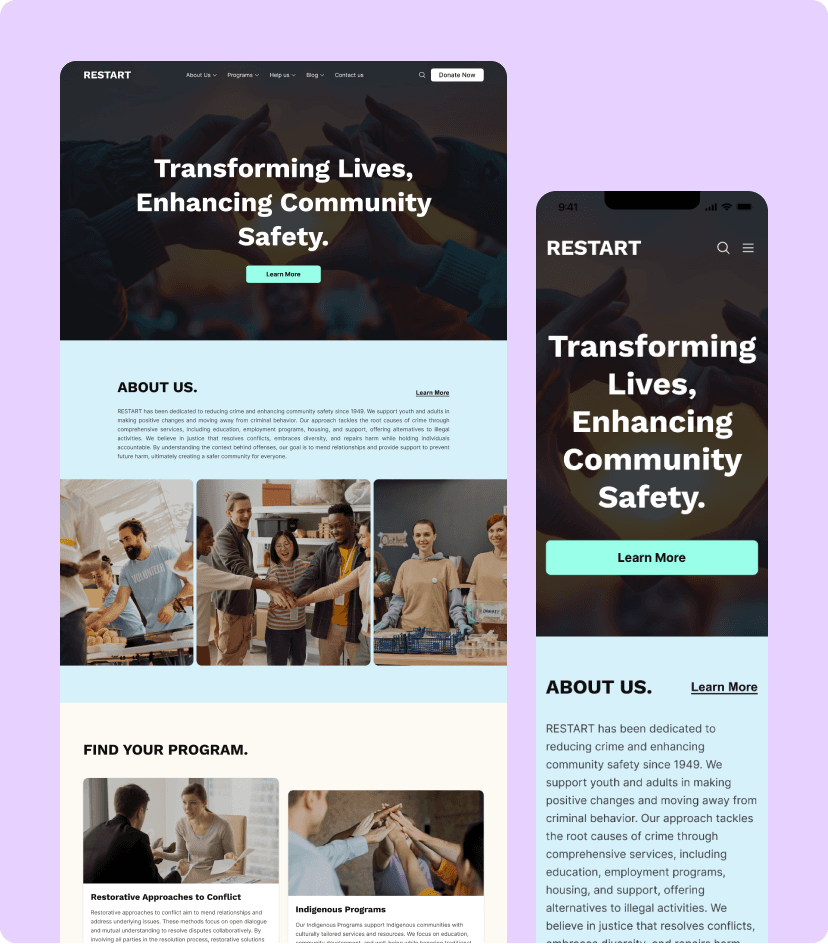 RESTART adaptive feature