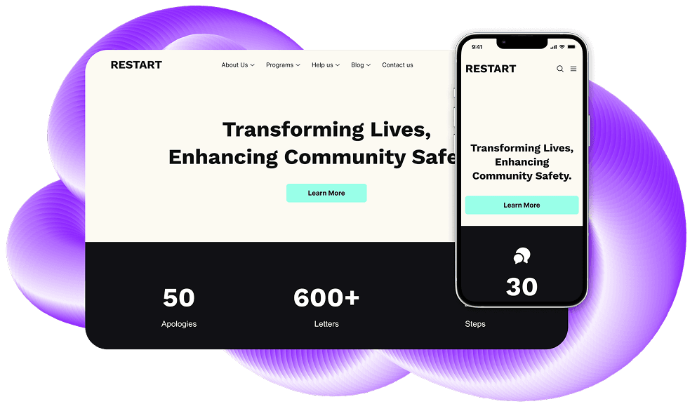 Nonprofit organization website design