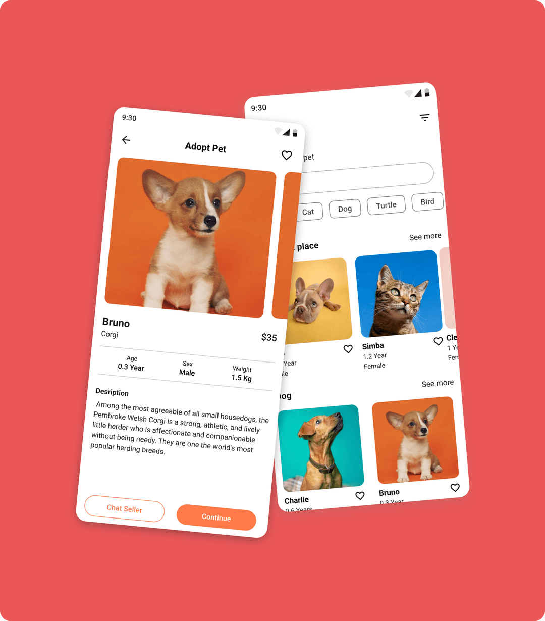 MyPet pet adoption feature