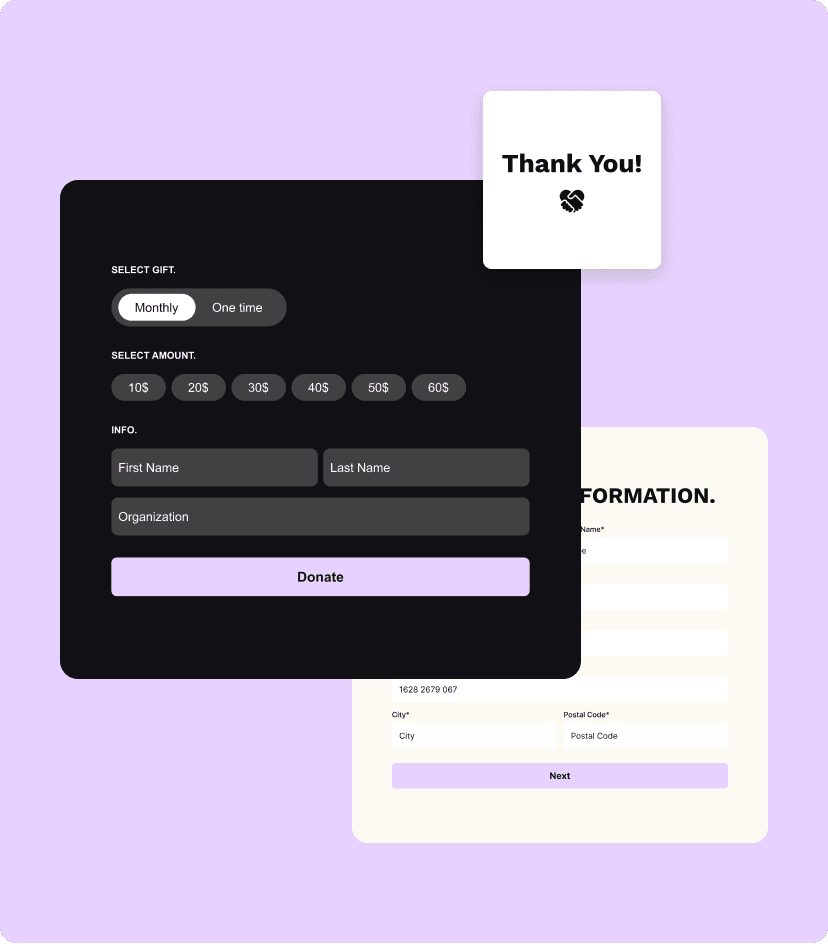 RESTART donation feature