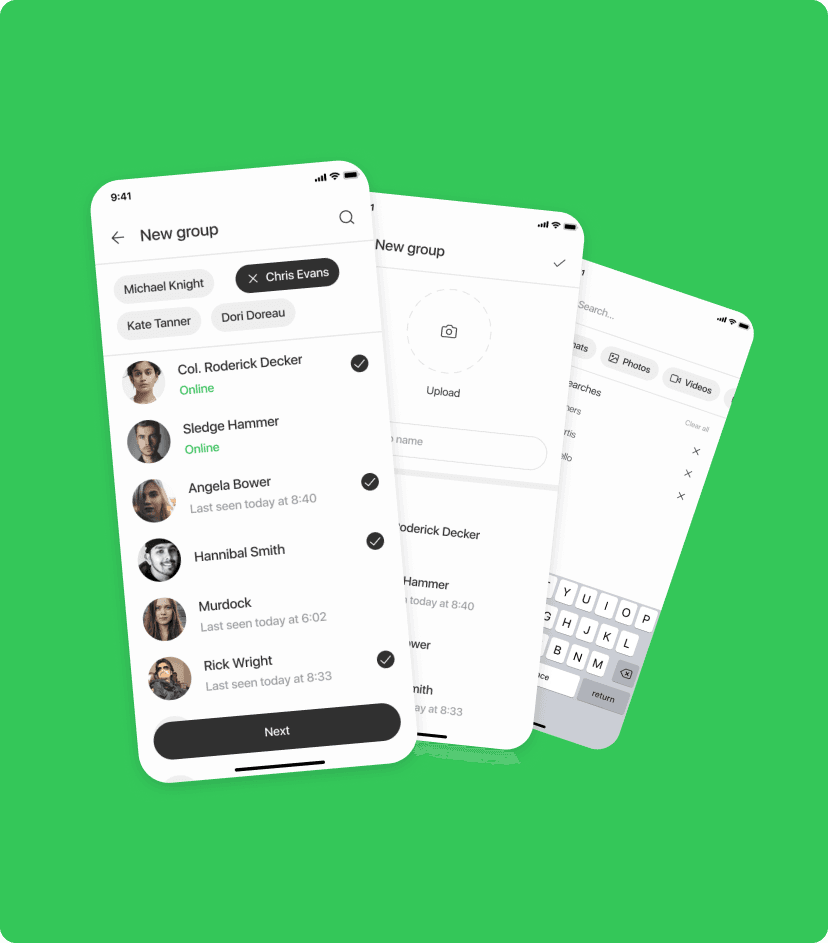 Splash groups feature