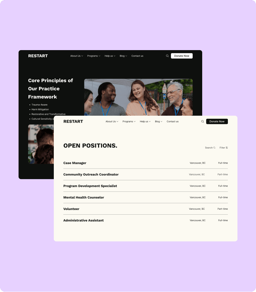 RESTART open positions feature