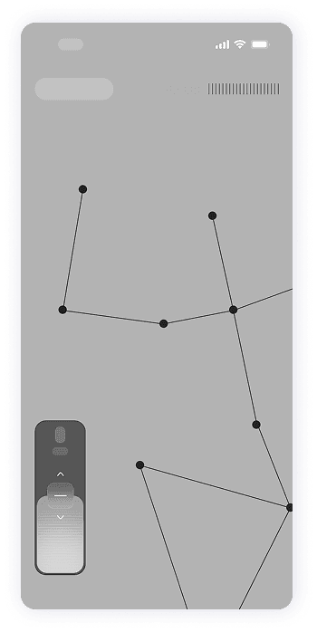Wireframe of Fitty visual progress map