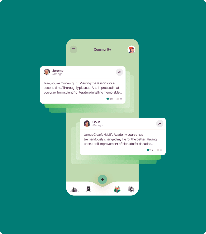 LifeBalance app community feature