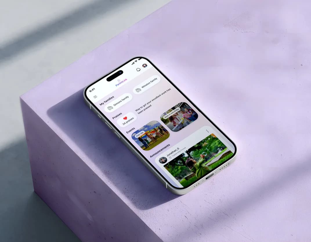 Childcare communication app