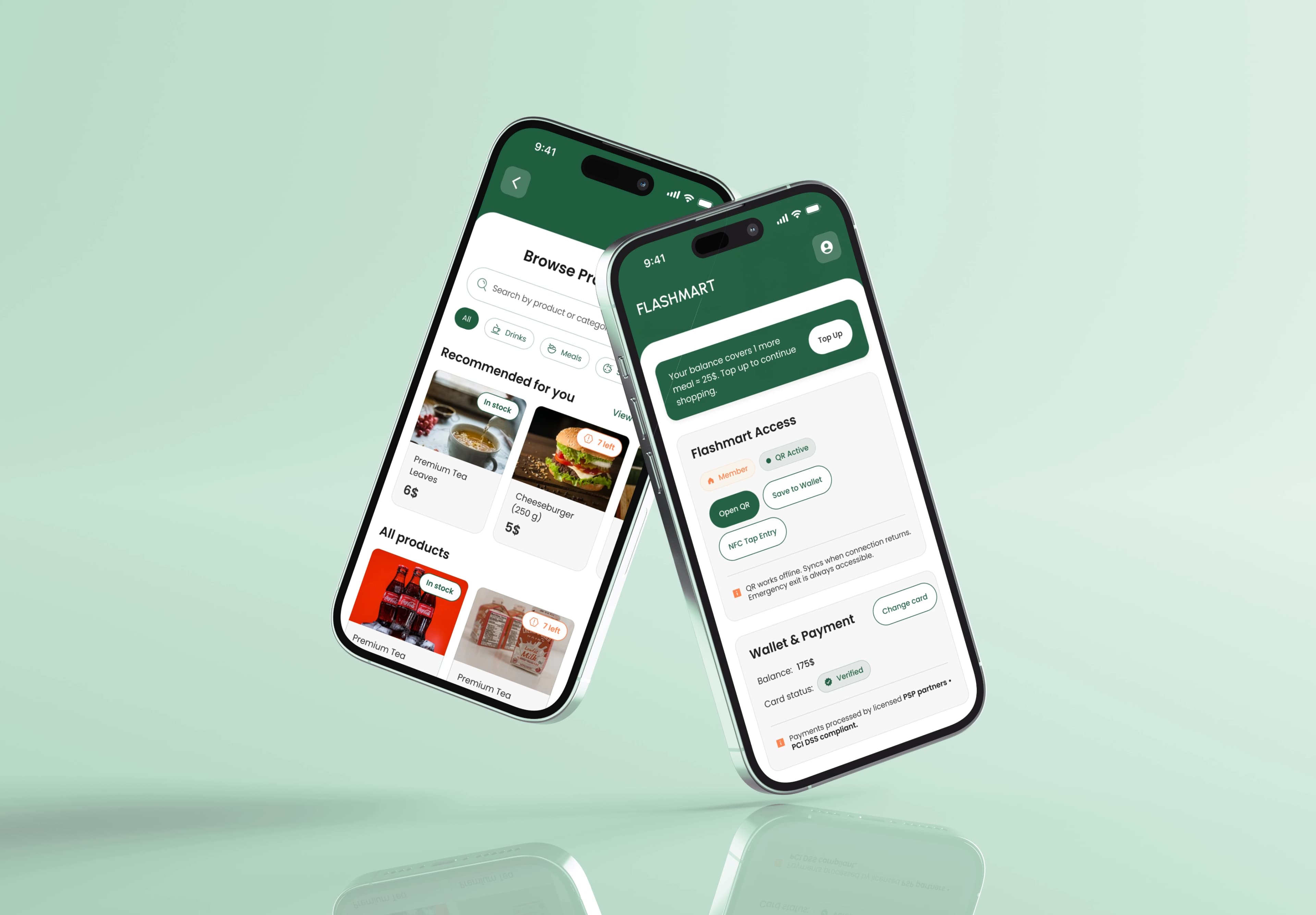 Smart market mobile app