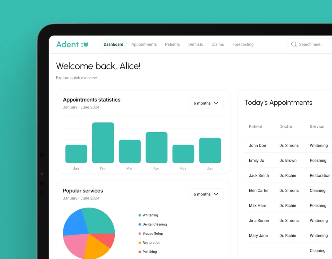 Dental CRM system