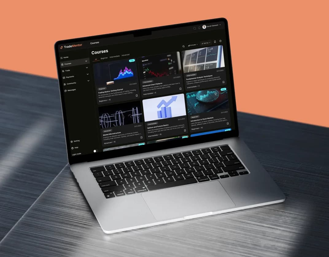Trading learning platform