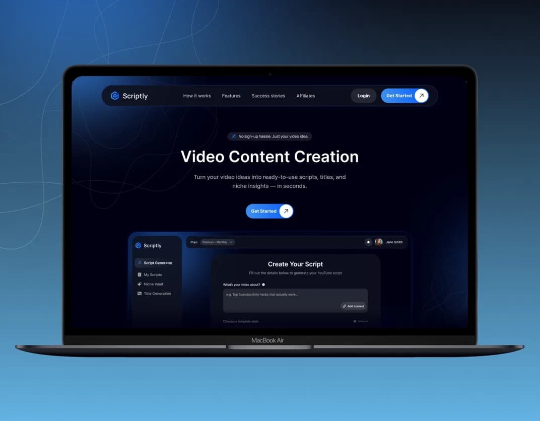 AI script generator