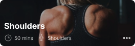  Shoulder workout routine on a fitness app